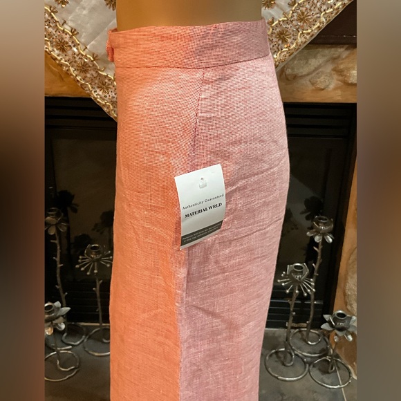 Vintage Moschino cheapandchic  Pink Wide-Leg Pants 8 - Picture 4 of 10